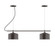 Julia Two Light Linear Chandelier in Architectural Bronze (518|CHB41951C24)