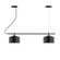 Axis Two Light Linear Chandelier in Black (518|CHB41941C23)