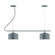 Julia Two Light Linear Chandelier in Slate Gray (518|CHB41940)
