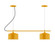 Julia Two Light Linear Chandelier in Bright Yellow (518|CHB41921C23)