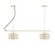 Axis Two Light Linear Chandelier in Cream (518|CHB41916C26)