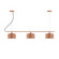 Julia Three Light Linear Chandelier in Terracotta (518|CHA41919C26)