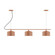 Axis Three Light Linear Chandelier in Terracotta (518|CHA41919C04)