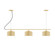Julia Three Light Linear Chandelier in Ivory (518|CHA41917C20)