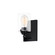 Fusion One Light Wall Sconce in Matte Black (102|FSN8091CLERMBLK)
