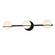 Textile Three Light Bath Bar in Brushed Nickel (102|FSN4163OPALNCKL)