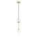 Textile LED Pendant in Brushed Brass (102|FSN4121CLERBRSS)