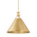 Metal No. 2 One Light Pendant in Aged Brass (70|MDS952AGB)