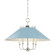Clivedon Five Light Chandelier in Polished Nickel/Blue Bird (70|MDS1403PNBB)