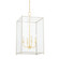 Chaselton Four Light Lantern in Aged Brass (70|MDS1201AGBOW)