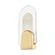 Morganite LED Wall Sconce in Vintage Brass (68|34901VB)