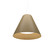 Conical LED Pendant in Sand (486|295LED45)