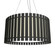 Slatted LED Pendant in Charcoal (486|1095LED44)