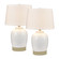 Peli One Light Table Lamp - Set of 2 in White (45|S00199468S2)