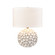 Gloria One Light Table Lamp in White (45|H001911083LED)