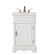 Retro Single Bathroom Vanity in antique white (173|VF30421AWVW)