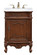 Berkshire Single Bathroom Vanity in Brown (173|VF1031VW)