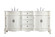Danville Double Bathroom Vanity in Antique white (173|VF10172DAWVW)