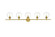 Jaelynn Five Light Bath Sconce in Brass (173|LD7318W47BRA)