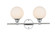 Cordelia Two Light Bath Sconce in Chrome (173|LD7317W19CH)
