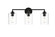 Mayson Three Light Bath Sconce in Black and Clear (173|LD7315W23BLK)