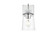 Avani One Light Bath Sconce in Chrome (173|LD7313W5CH)