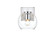 Juelz One Light Bath Sconce in Chrome (173|LD7311W6CH)