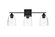 Harris Three Light Bath Sconce in Black (173|LD7309W24BLK)