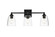 Gianni Three Light Bath Sconce in Black and Clear (173|LD7307W24BLK)