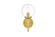 Ingrid One Light Bath Sconce in Brass (173|LD7302W6BRA)