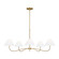 Laguna Five Light Chandelier in Burnished Brass (454|CC1695BBS)