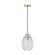 Alina One Light Pendant in Natural Brass (182|SLPD279CNB)