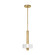 Laurel LED Pendant in Natural Brass (182|KWPD21227CNB)