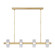 Laurel LED Linear Chandelier in Natural Brass (182|KWLS20927CNB)