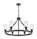 Ballston Six Light Chandelier in Matte Black (405|830BKG804)