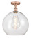 Edison One Light Semi-Flush Mount in Antique Copper (405|6161FACG12214)