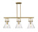 Downtown Urban Three Light Island Pendant in Brushed Brass (405|4113IBBG41110SDY)