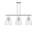 Downtown Urban Three Light Island Pendant in Satin Nickel (405|4103ISNG41210SDY)