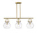 Downtown Urban Three Light Island Pendant in Brushed Brass (405|4103IBBG41010CL)