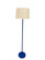 Sawyer One Light Floor Lamp in Colbalt/Satin Nickel (30|S500COSN)