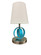 Bryson LED Accent Lamp in Satin Nickel/Azure (30|B209SNAZ)