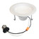 Recessed Downlight in White Round - Smooth Trim - Regressed (427|773110)