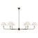 Piaf LED Chandelier in Antique Gild (268|TOB5454AGL)