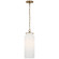 Katie Cylider LED Pendant in Hand-Rubbed Antique Brass (268|TOB5227HABG2WG)