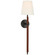 Bryant Wrapped LED Wall Sconce in Bronze and Saddle Leather (268|TOB2582BZSDLL)