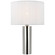 Sylvie LED Table Lamp in Polished Nickel (268|PCD3010PNSP)