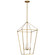 Malloy LED Lantern in Gilded Iron (268|MF5103GI)
