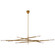 Rousseau LED Chandelier in Antique-Burnished Brass (268|KW5595ABSG)