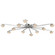 Pedra LED Flush Mount in Polished Nickel (268|KW4624PNALB)