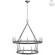 Darlana Wrapped LED Chandelier in Aged Iron and Natural Rattan (268|CHC5880AINRT)